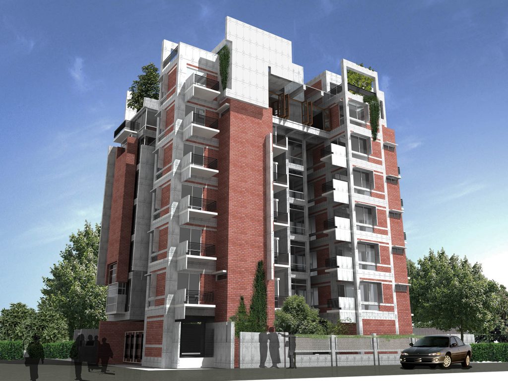 9 Storied Residential Building - Venna Architects